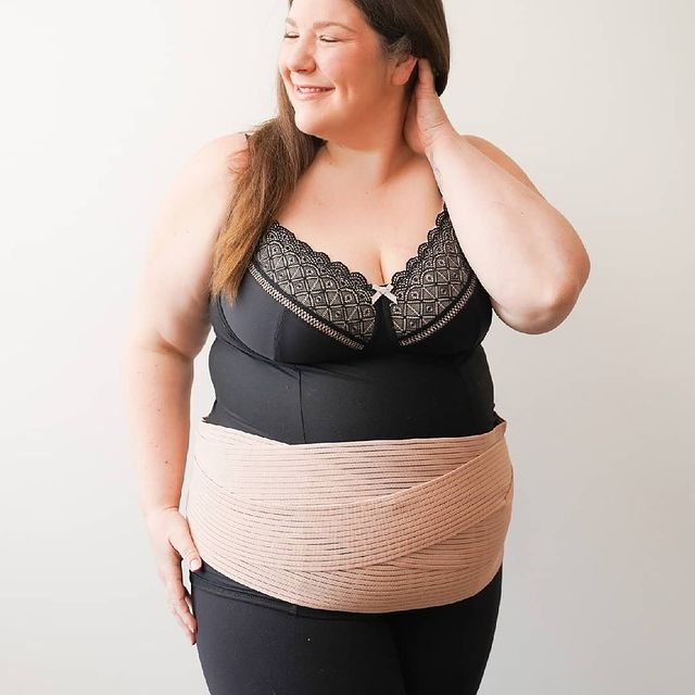 SENERY Maternity Corset Postpartum Bandage Belly Belt for Pregnant Women  Modeling Strap Belly Belt Band Waist Beige at  Women's Clothing store